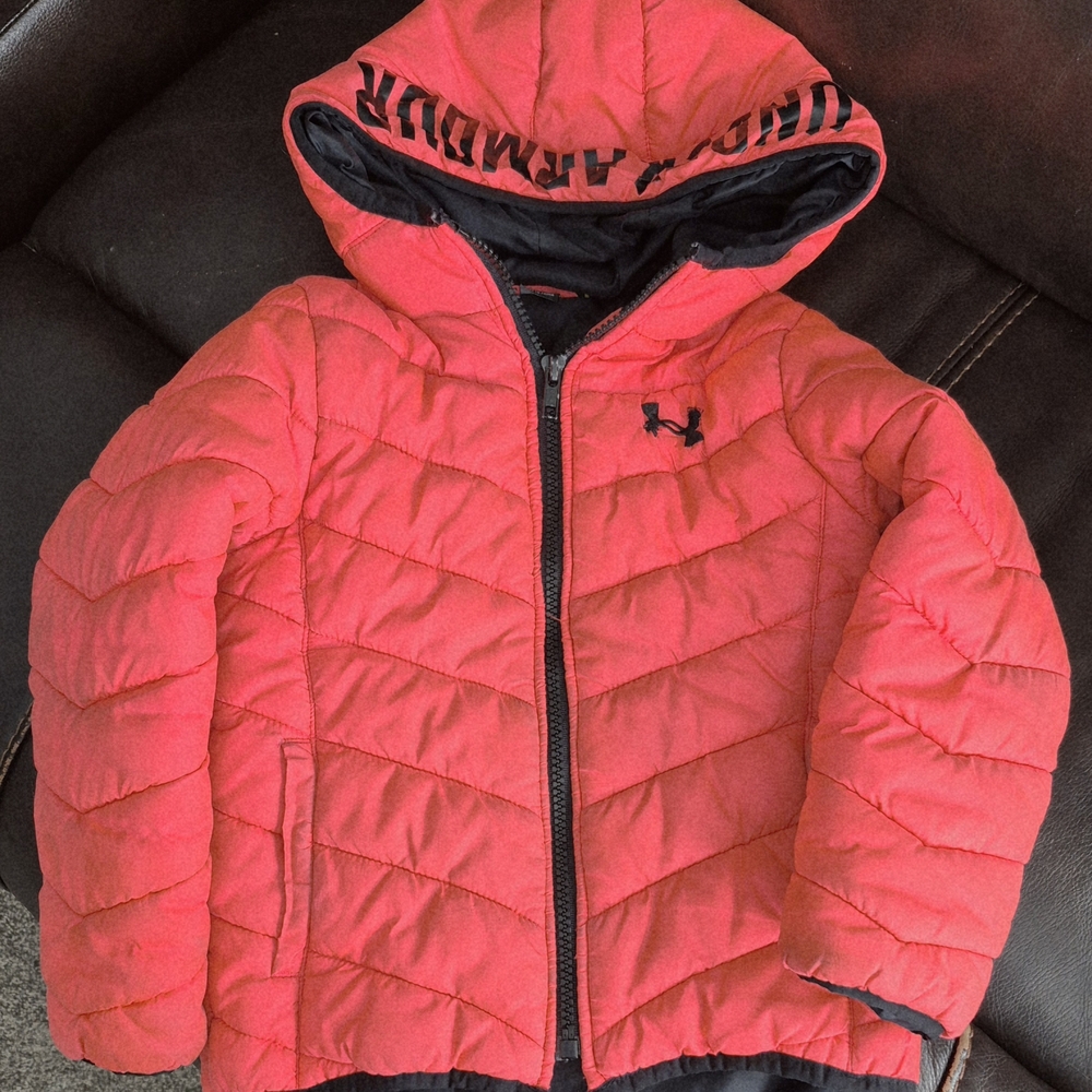 Under Armour Red Puffer Jacket